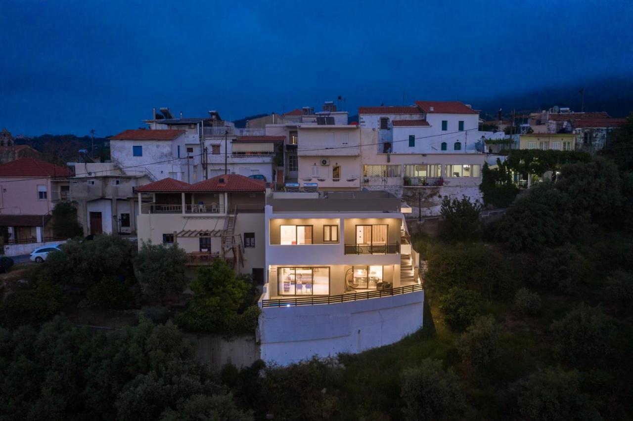 O-Cyanea Villa With Heated Pool Kournás エクステリア 写真