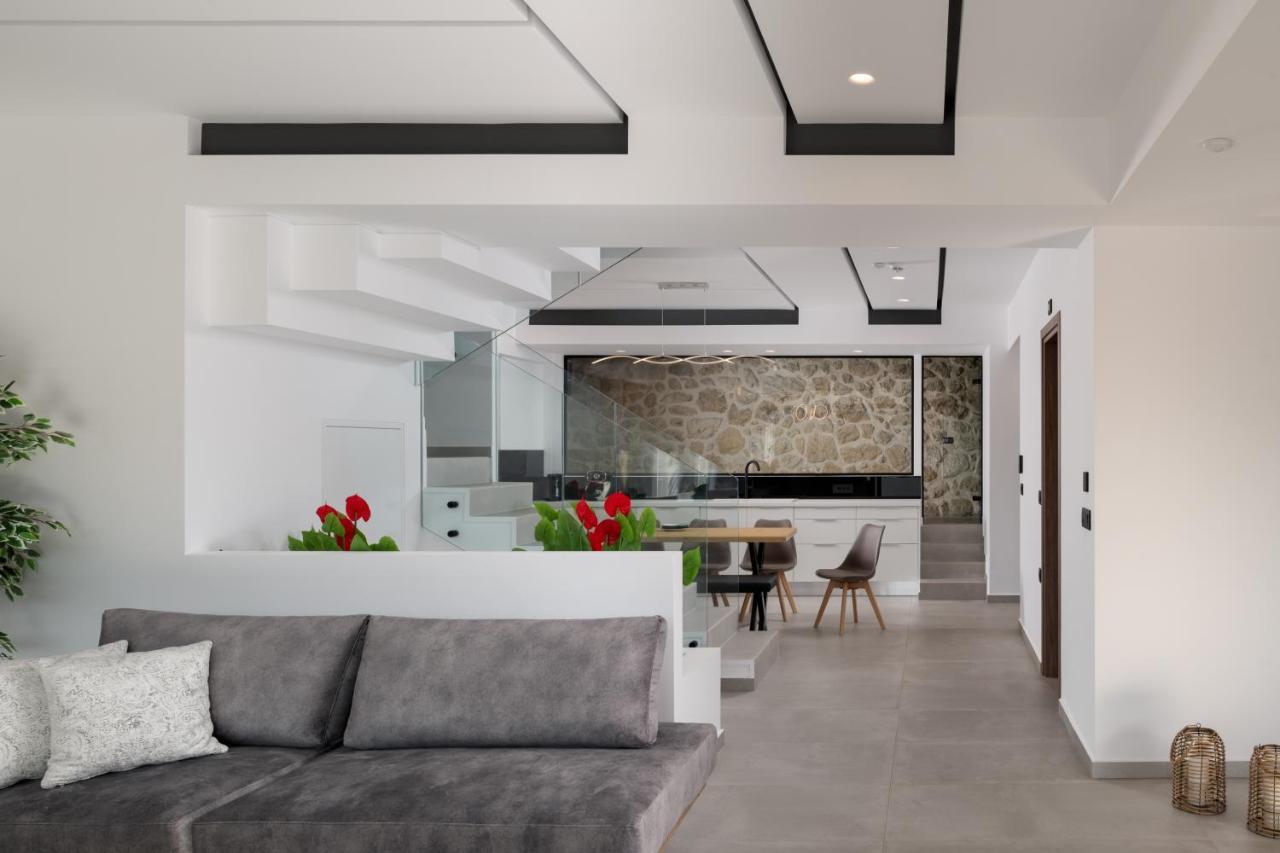 O-Cyanea Villa With Heated Pool Kournás エクステリア 写真
