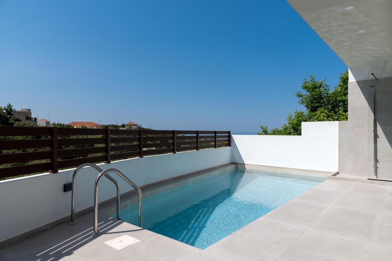 O-Cyanea Villa With Heated Pool Kournás エクステリア 写真