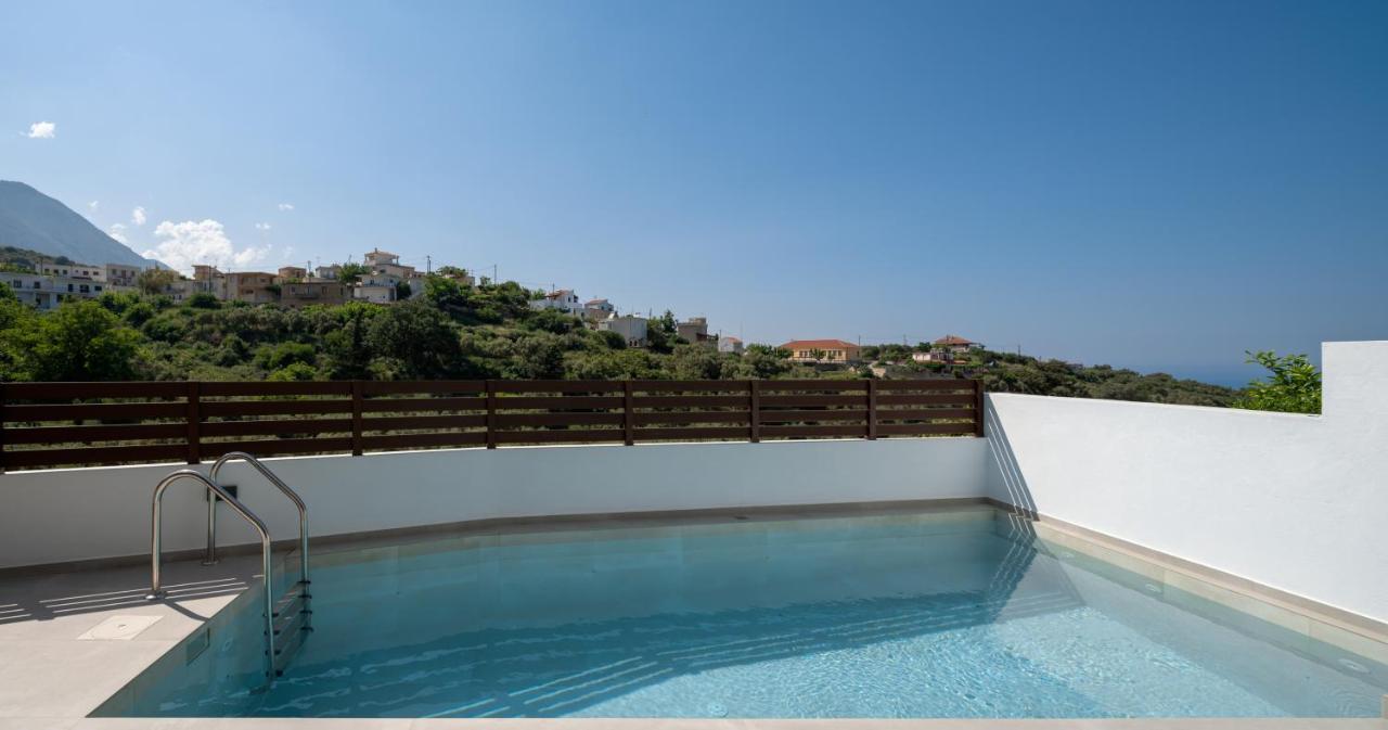 O-Cyanea Villa With Heated Pool Kournás エクステリア 写真