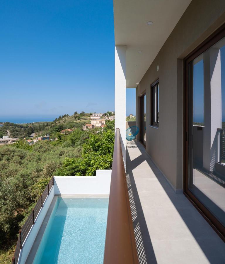 O-Cyanea Villa With Heated Pool Kournás エクステリア 写真