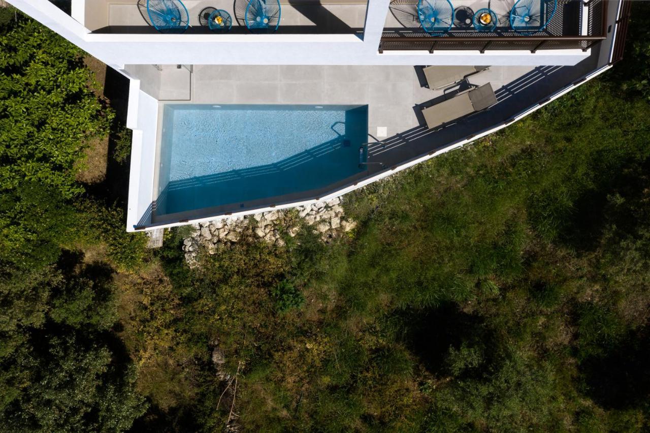 O-Cyanea Villa With Heated Pool Kournás エクステリア 写真